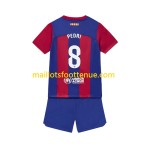 Maillot/Tenue FC Barcelone Pedri 8 Enfant Domicile 2023/2024